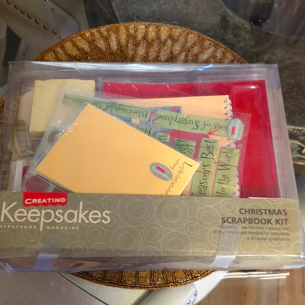 Christmas Creating keepsakes Christmas scrapbook kit